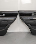 10-13 LR RANGE ROVER SPORT REAR LEFT & RIGHT SIDE INTERIOR DOOR PANEL TRIM OEM