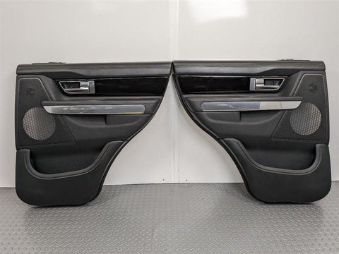 10-13 LR RANGE ROVER SPORT REAR LEFT & RIGHT SIDE INTERIOR DOOR PANEL TRIM OEM