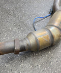 2010-2013 LAND RANGE ROVER SPORT DRIVER SIDE ENGINE EXHAUST DOWNPIPE PIPE OEM