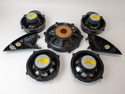 10-13 LAND ROVER RANGE ROVER SPORT FRONT REAR HARMAN KARDON SPEAKER SET OF 7 OEM