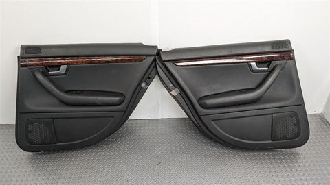 2004-2009 AUDI A4 REAR LEFT & RIGHT SIDE DOOR TRIM PANEL 4F0867305 OEM