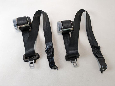 10-13 LAND ROVER RANGE ROVER SPORT REAR SIDE 2ND SECOND ROW SEAT BELT SET 2 OEM