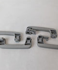 2004-2009 AUDI A4 FRONT & REAR INTERIOR ROOF GRAB HANDLE SET 8E0857607D OEM