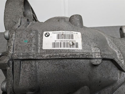 2010-2015 BMW 740I REAR DIFFERENTIAL AXLE CARRIER ASSEMBLY 7584446-06 OEM