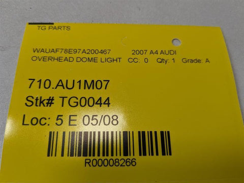 2004-2009 AUDI A4 REAR INTERIOR RIOR DOME MAP READING LIGHT OEM 8E0947111 OEM